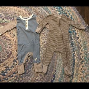 2 Burt’s Bees boy pajamas